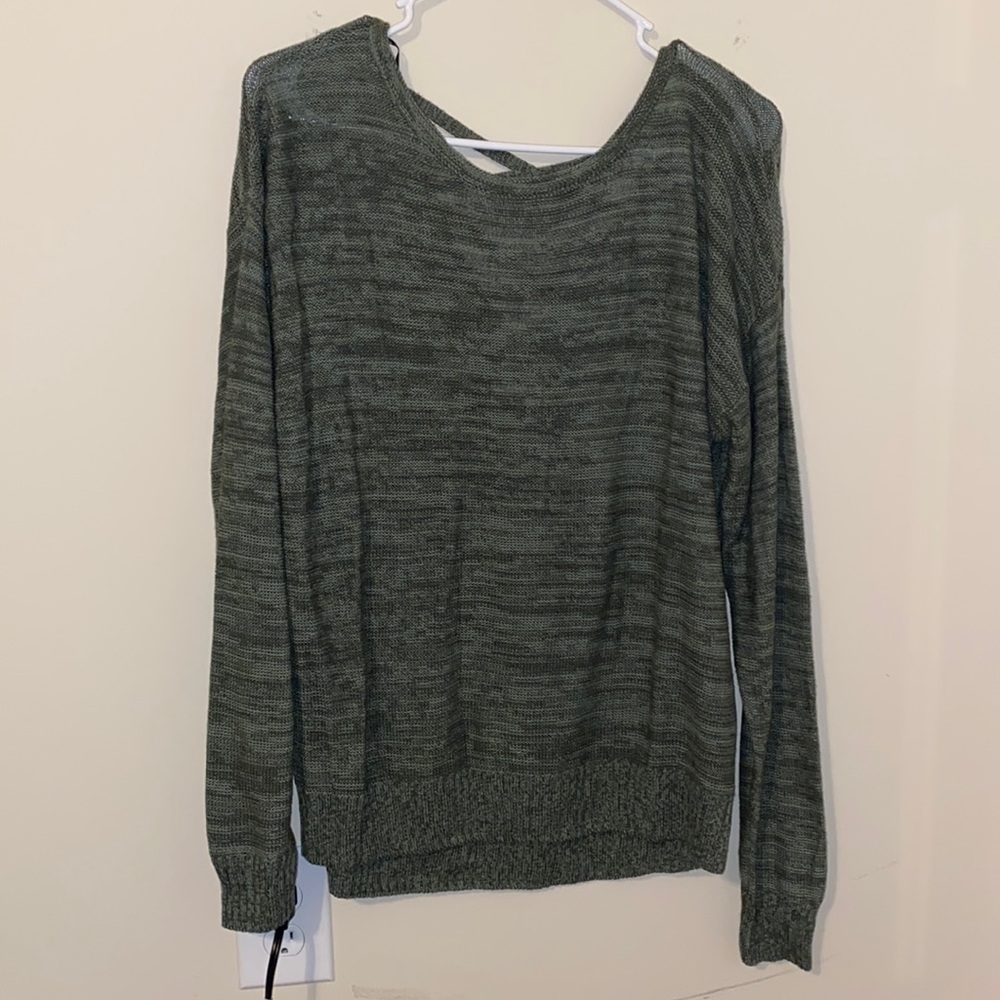Green sweater